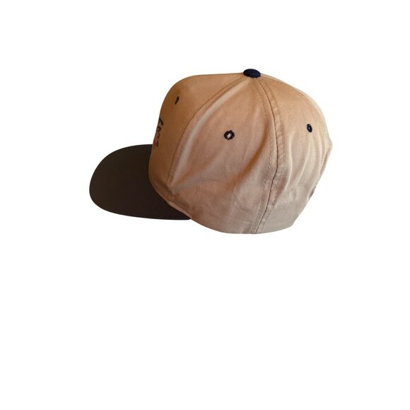 Vintage Rocky Fort Snapback Hat Bear Design Canvas Adjustable - Picture 2 of 6